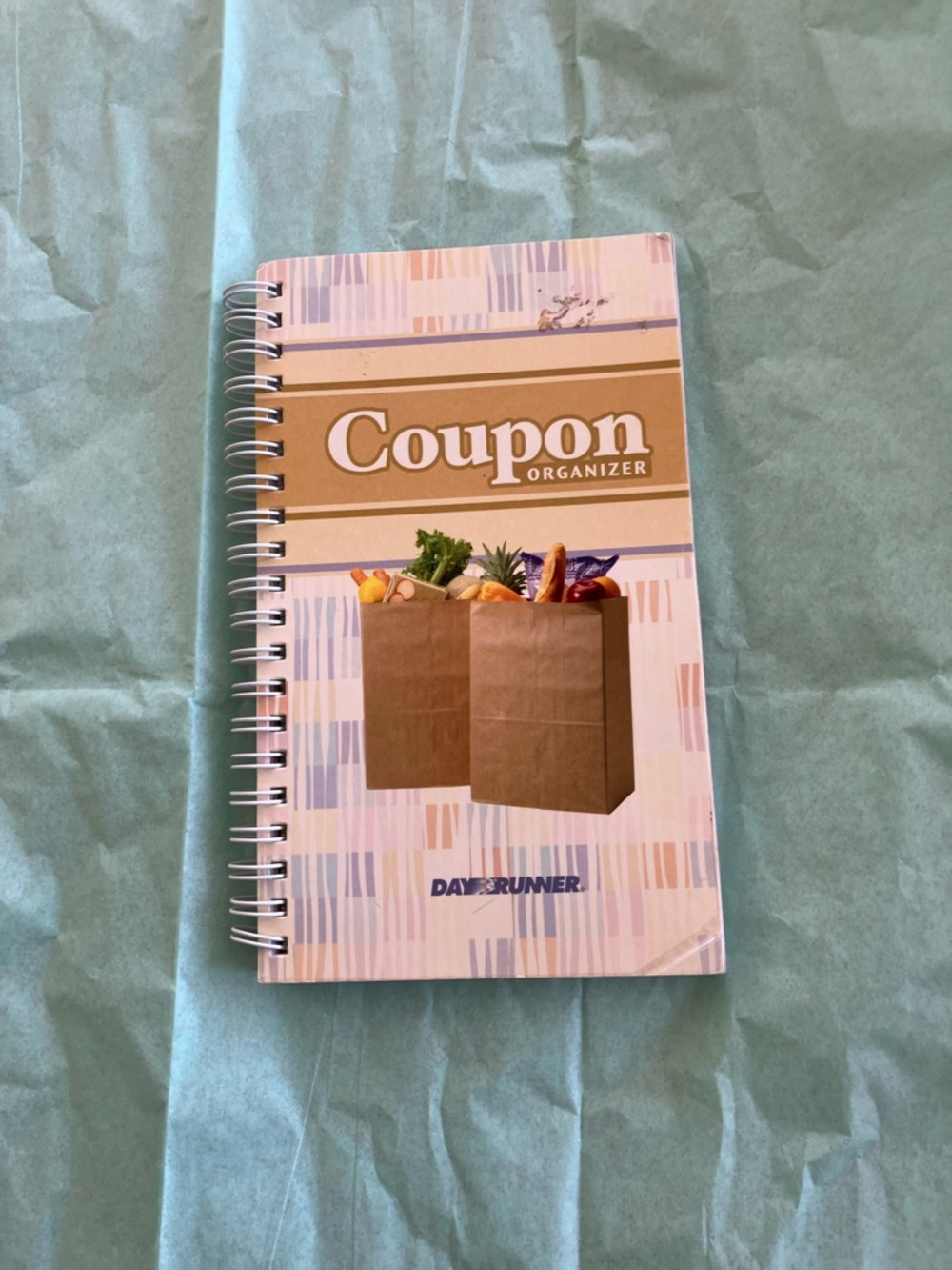 Coupon Organizer Notebook - Brown & Cream